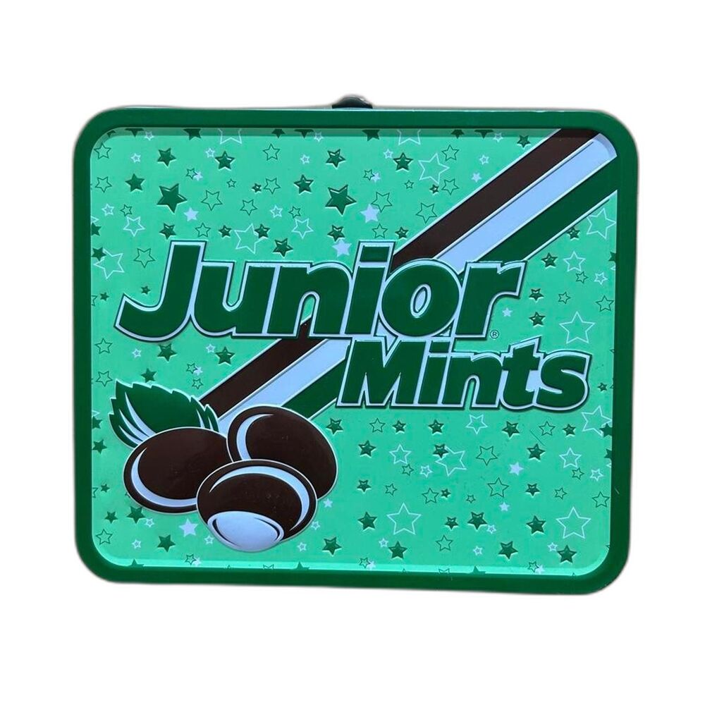 Loungefly Junior Mints Candy Metal Lunch Box Tin Retro Collectible Advertising - Picture 3 of 6